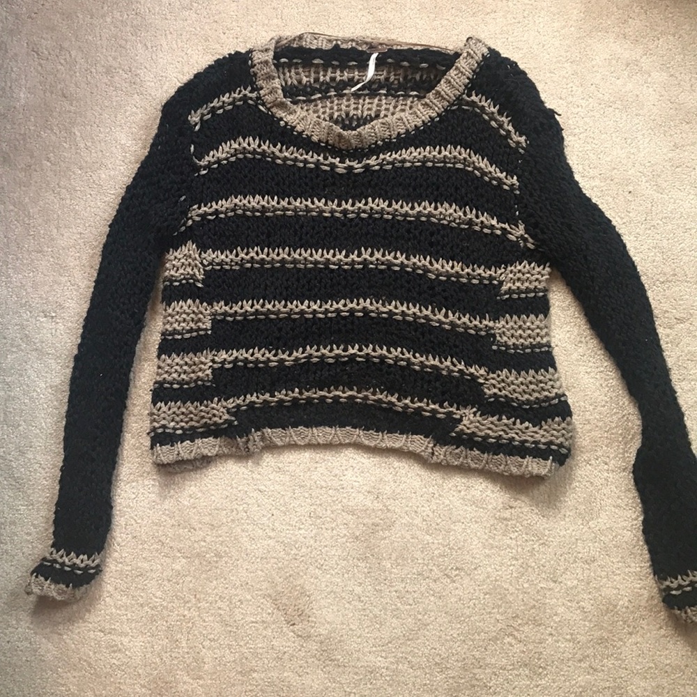 Free People Striped Sweater